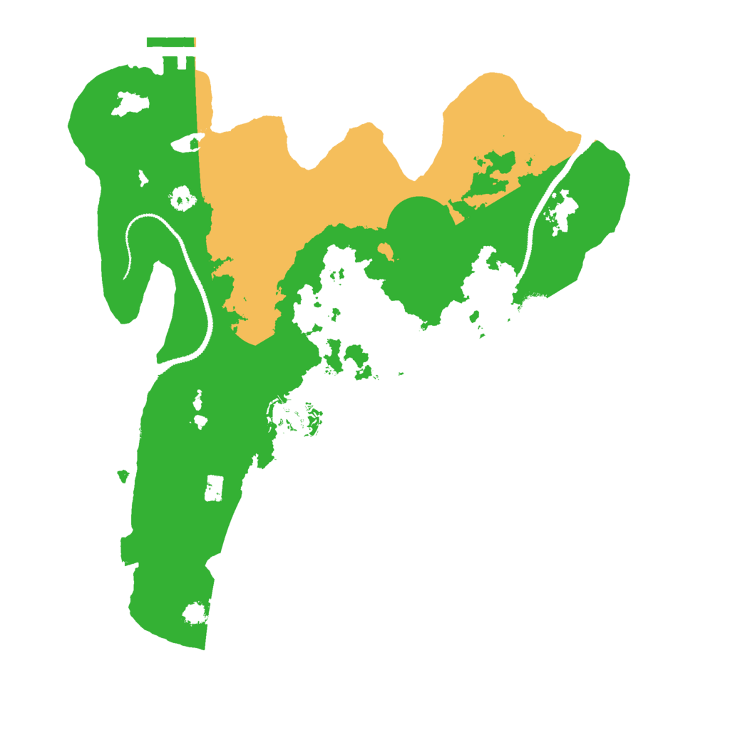 Biome Rust Map: Procedural Map, Size: 3000, Seed: 826119905