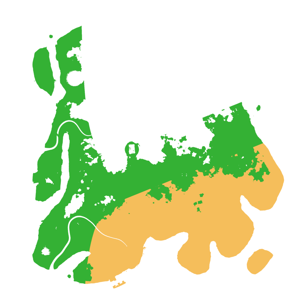 Biome Rust Map: Procedural Map, Size: 3494, Seed: 403688