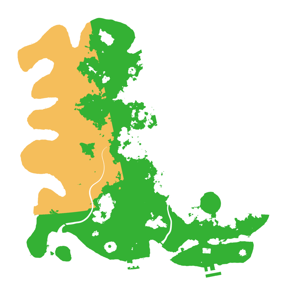 Biome Rust Map: Procedural Map, Size: 3800, Seed: 454448655