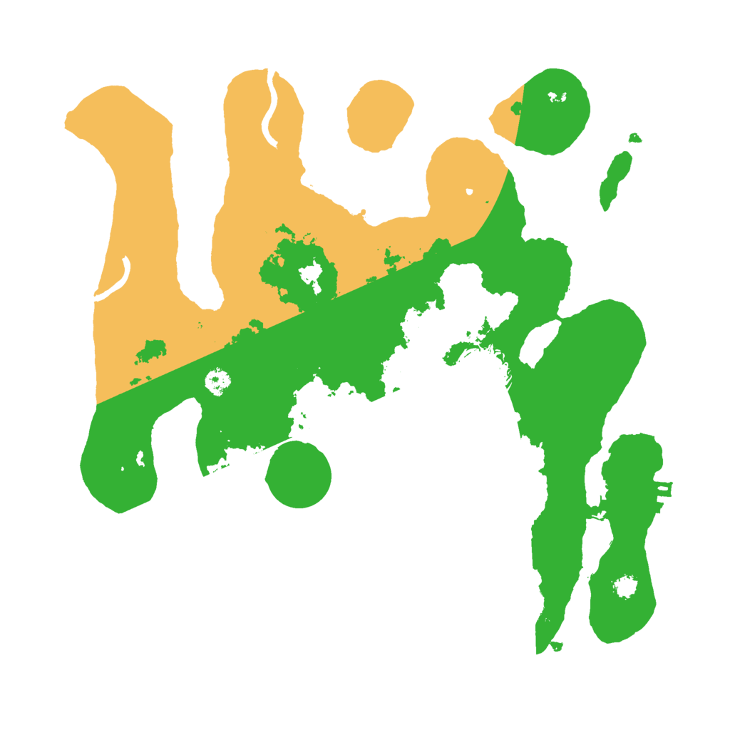 Biome Rust Map: Procedural Map, Size: 3000, Seed: 8232355