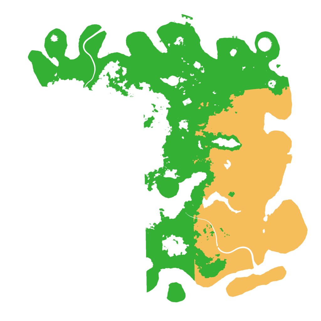 Biome Rust Map: Procedural Map, Size: 4150, Seed: 5000000