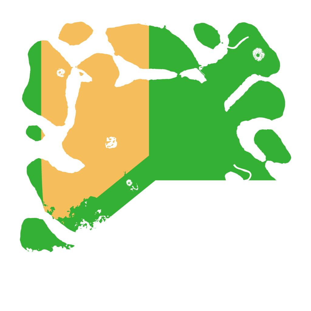 Biome Rust Map: Procedural Map, Size: 3800, Seed: 6734534