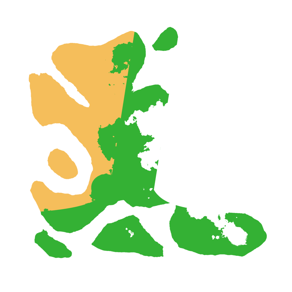 Biome Rust Map: Barren, Size: 3000, Seed: 873158