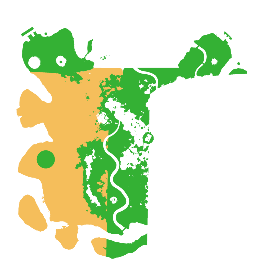 Biome Rust Map: Procedural Map, Size: 3950, Seed: 1351845598