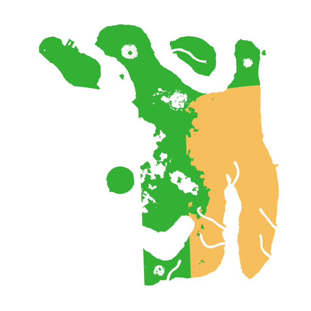 Biome Rust Map: Procedural Map, Size: 3000, Seed: 2066334867