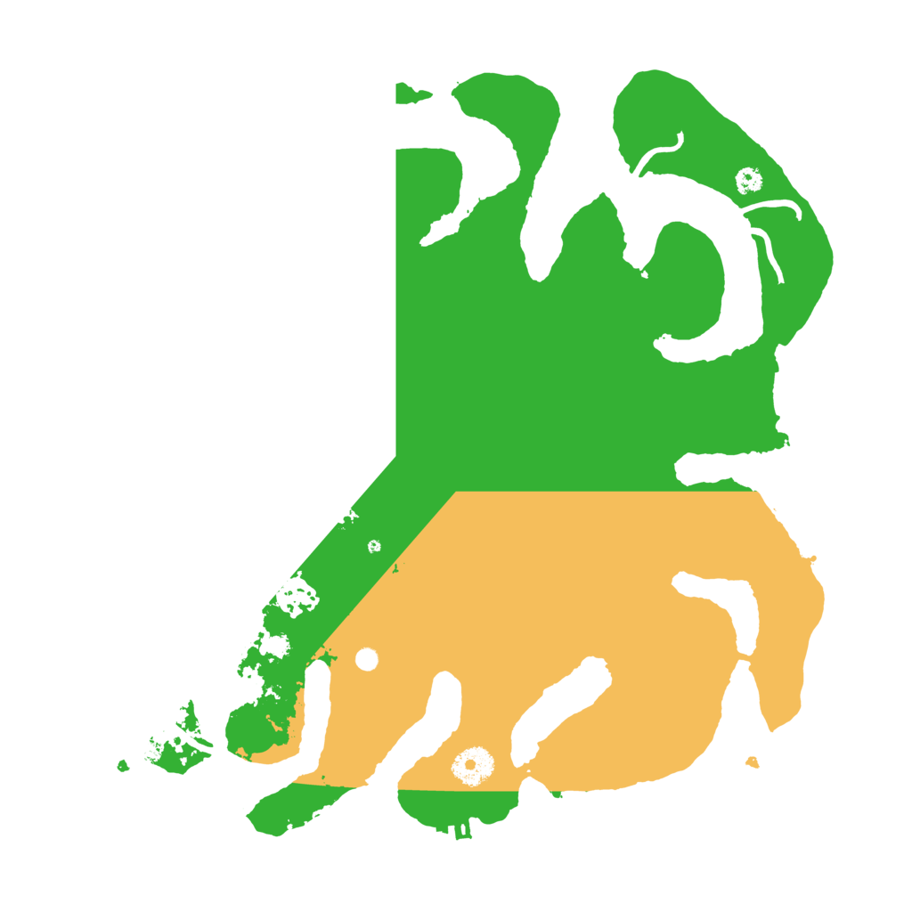 Biome Rust Map: Procedural Map, Size: 3500, Seed: 1992993