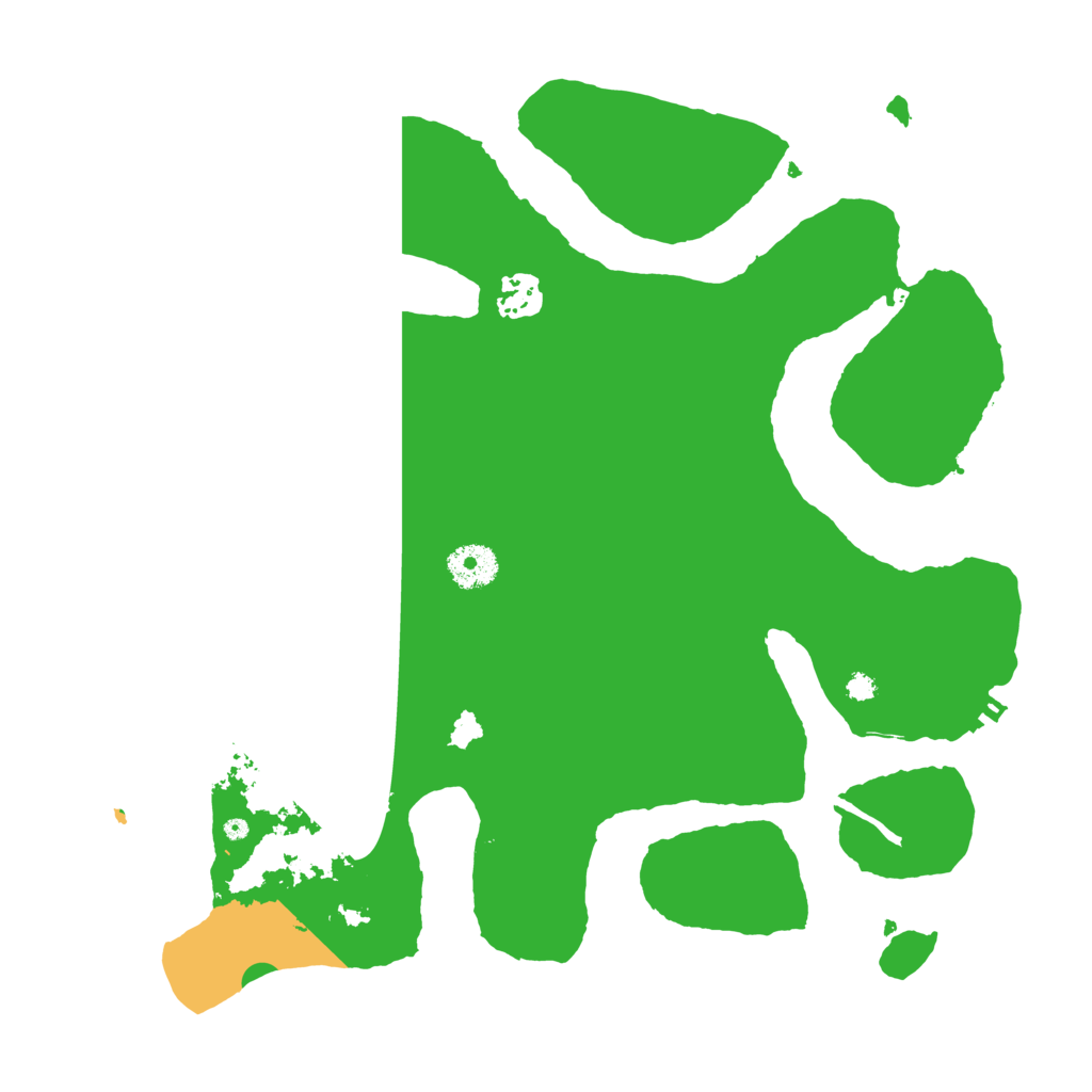 Biome Rust Map: Procedural Map, Size: 3500, Seed: 333600100