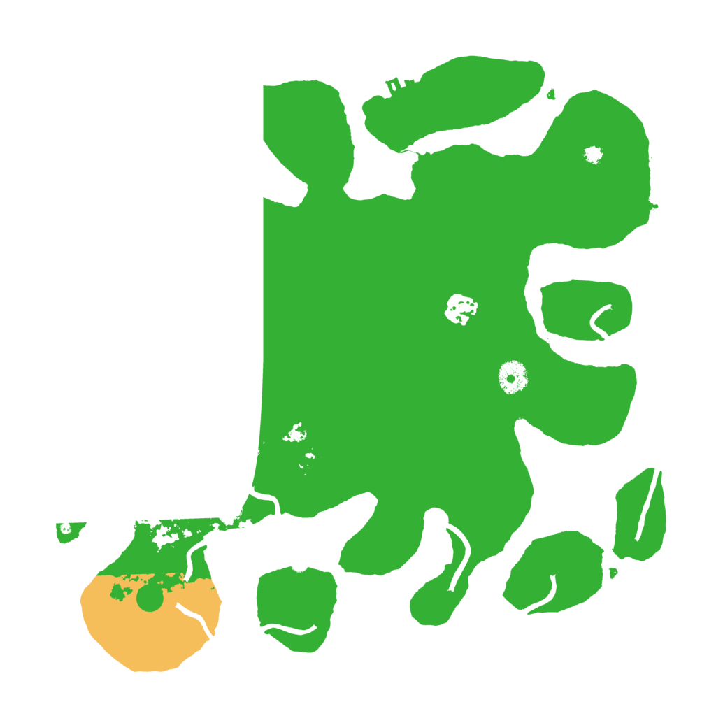 Biome Rust Map: Procedural Map, Size: 3500, Seed: 772596331