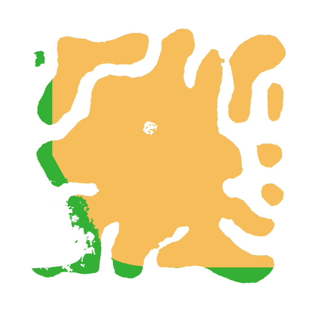 Biome Rust Map: Barren, Size: 3500, Seed: 957387016