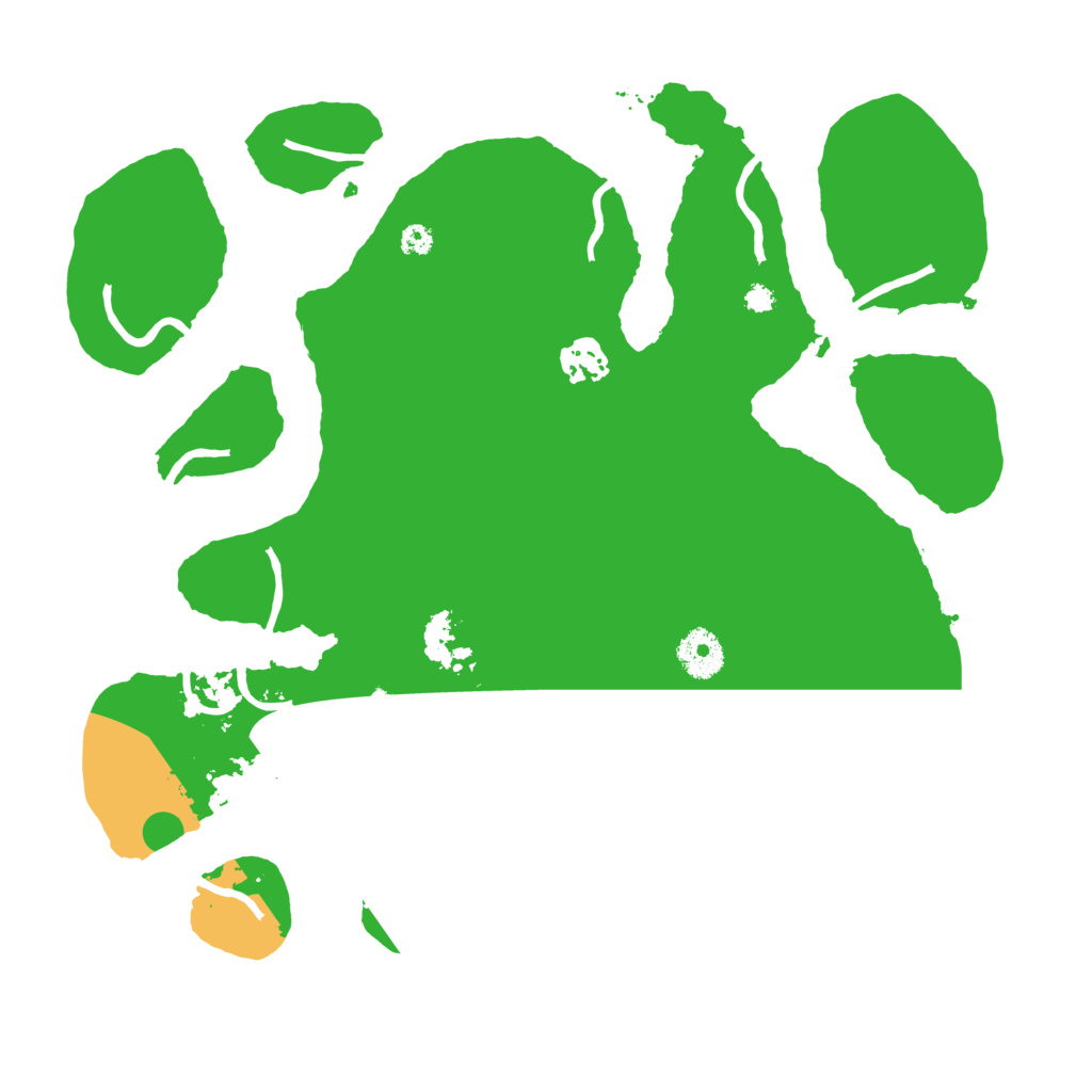 Biome Rust Map: Procedural Map, Size: 3500, Seed: 1410022