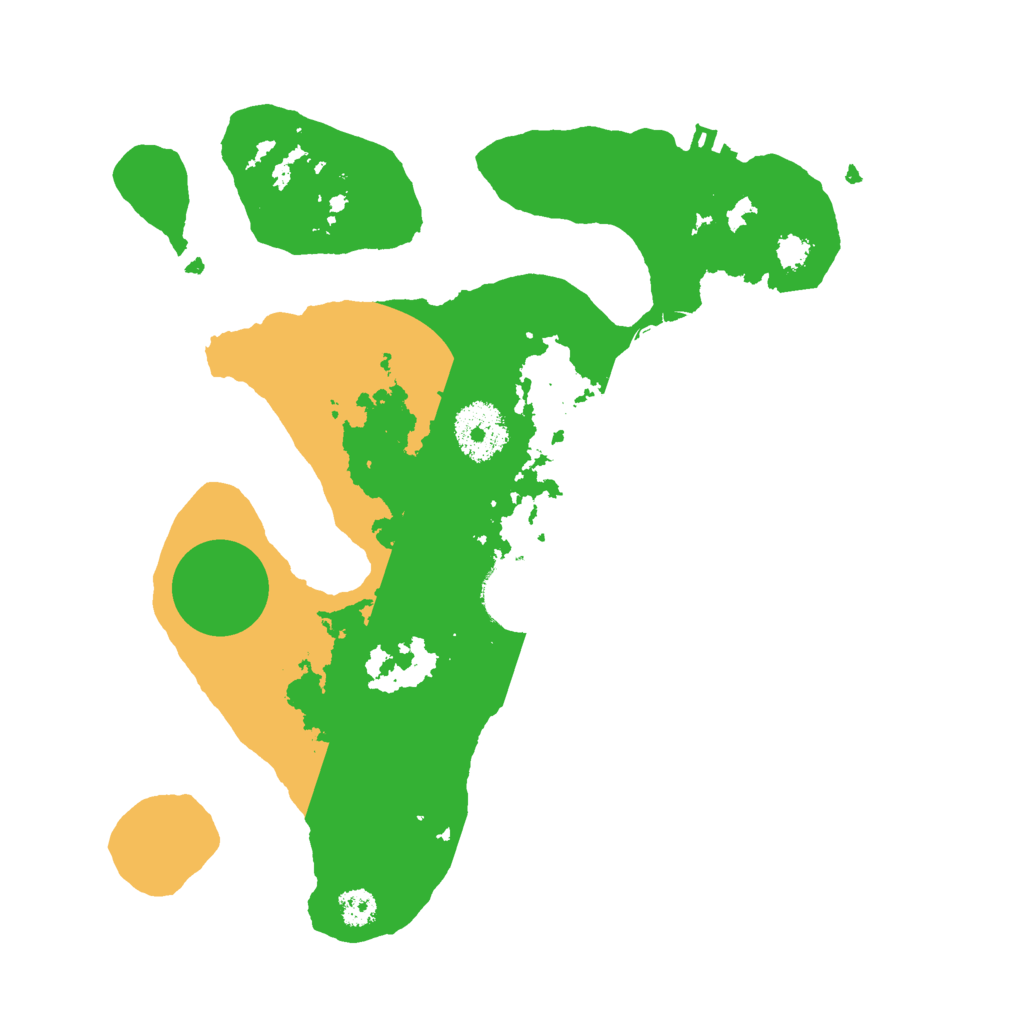 Biome Rust Map: Procedural Map, Size: 2800, Seed: 200990