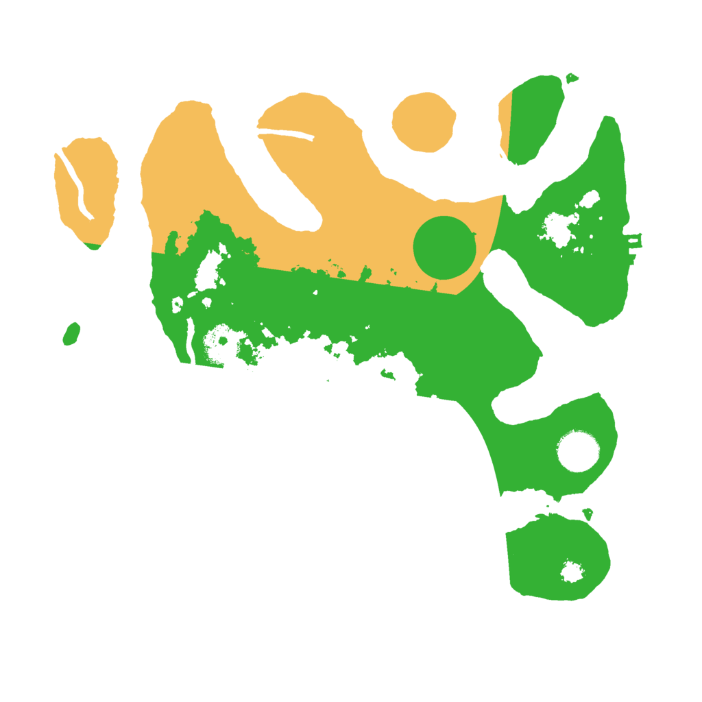 Biome Rust Map: Procedural Map, Size: 3000, Seed: 542192414