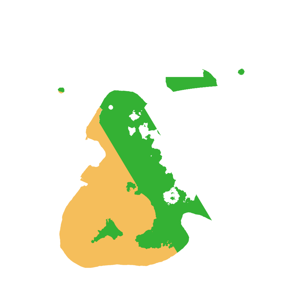 Biome Rust Map: Procedural Map, Size: 2000, Seed: 53467