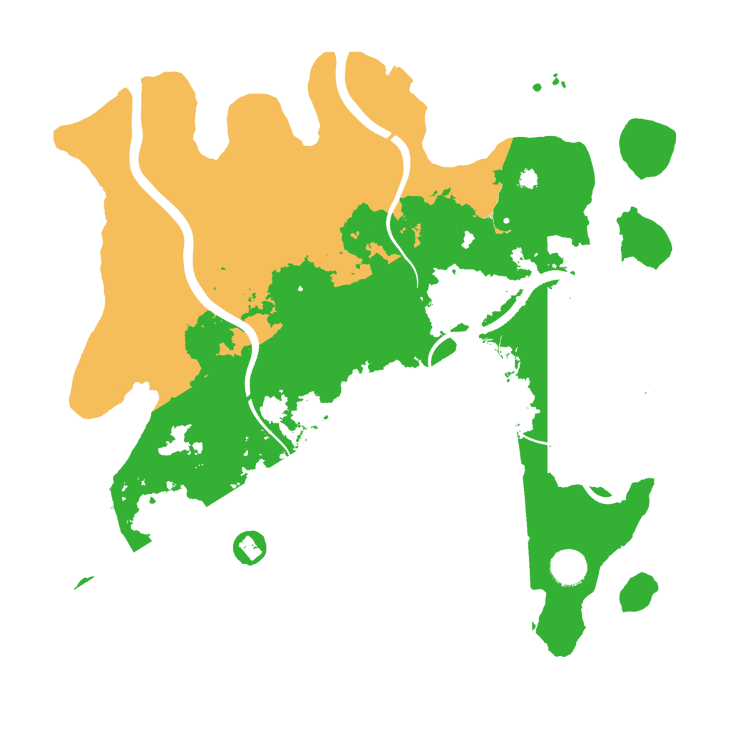 Biome Rust Map: Procedural Map, Size: 3500, Seed: 819677600