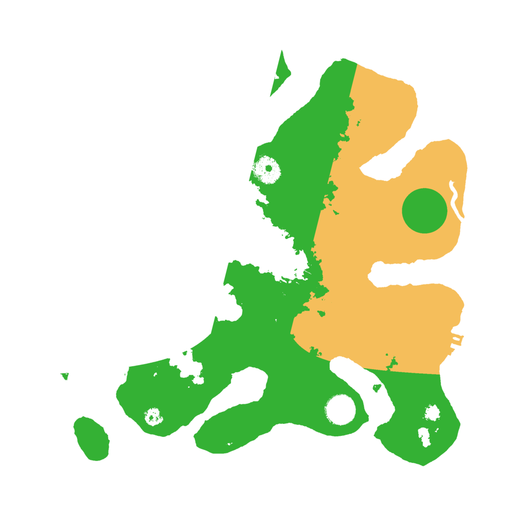 Biome Rust Map: Procedural Map, Size: 3000, Seed: 258998