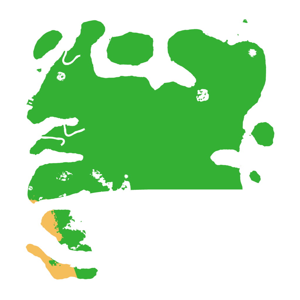 Biome Rust Map: Procedural Map, Size: 3500, Seed: 728949308