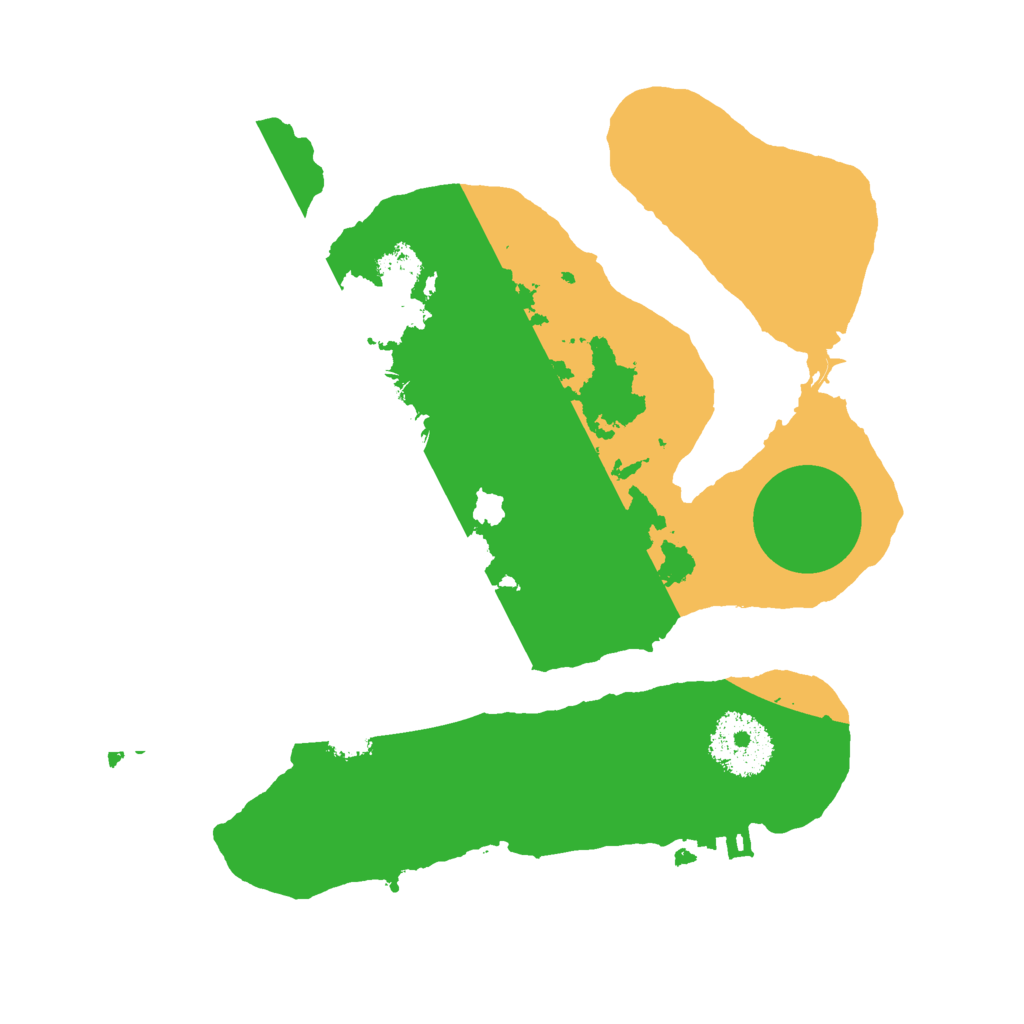 Biome Rust Map: Procedural Map, Size: 2500, Seed: 1683916254