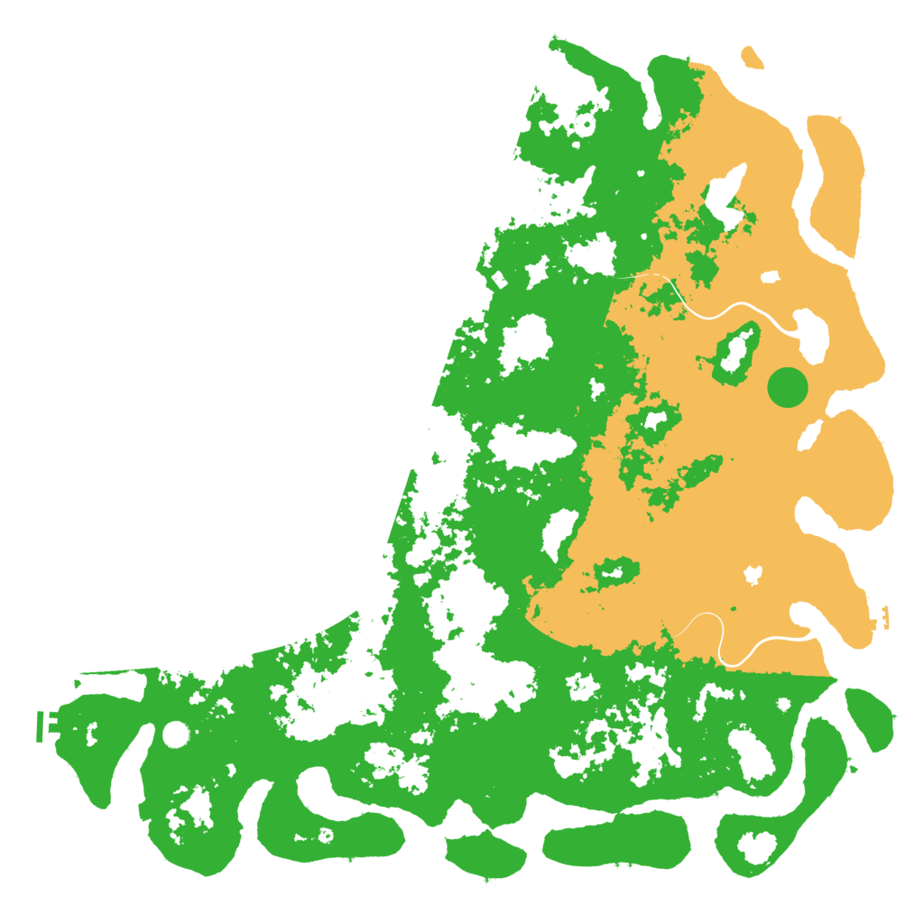 Biome Rust Map: Procedural Map, Size: 6000, Seed: 4787