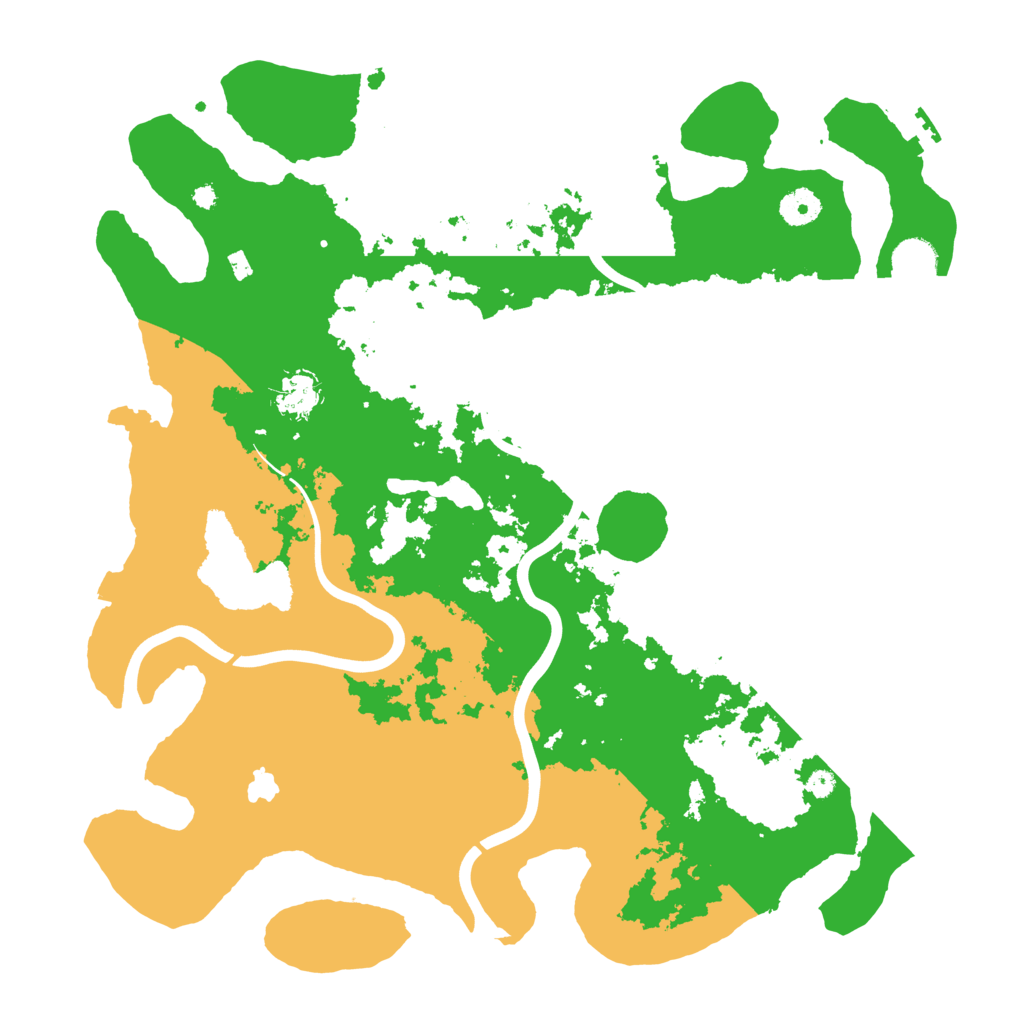 Biome Rust Map: Procedural Map, Size: 4000, Seed: 45126547