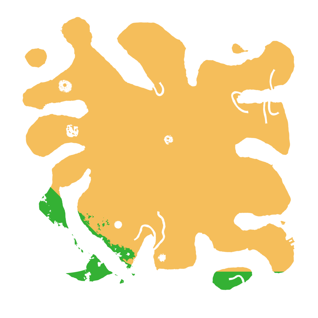 Biome Rust Map: Procedural Map, Size: 3700, Seed: 1645805017