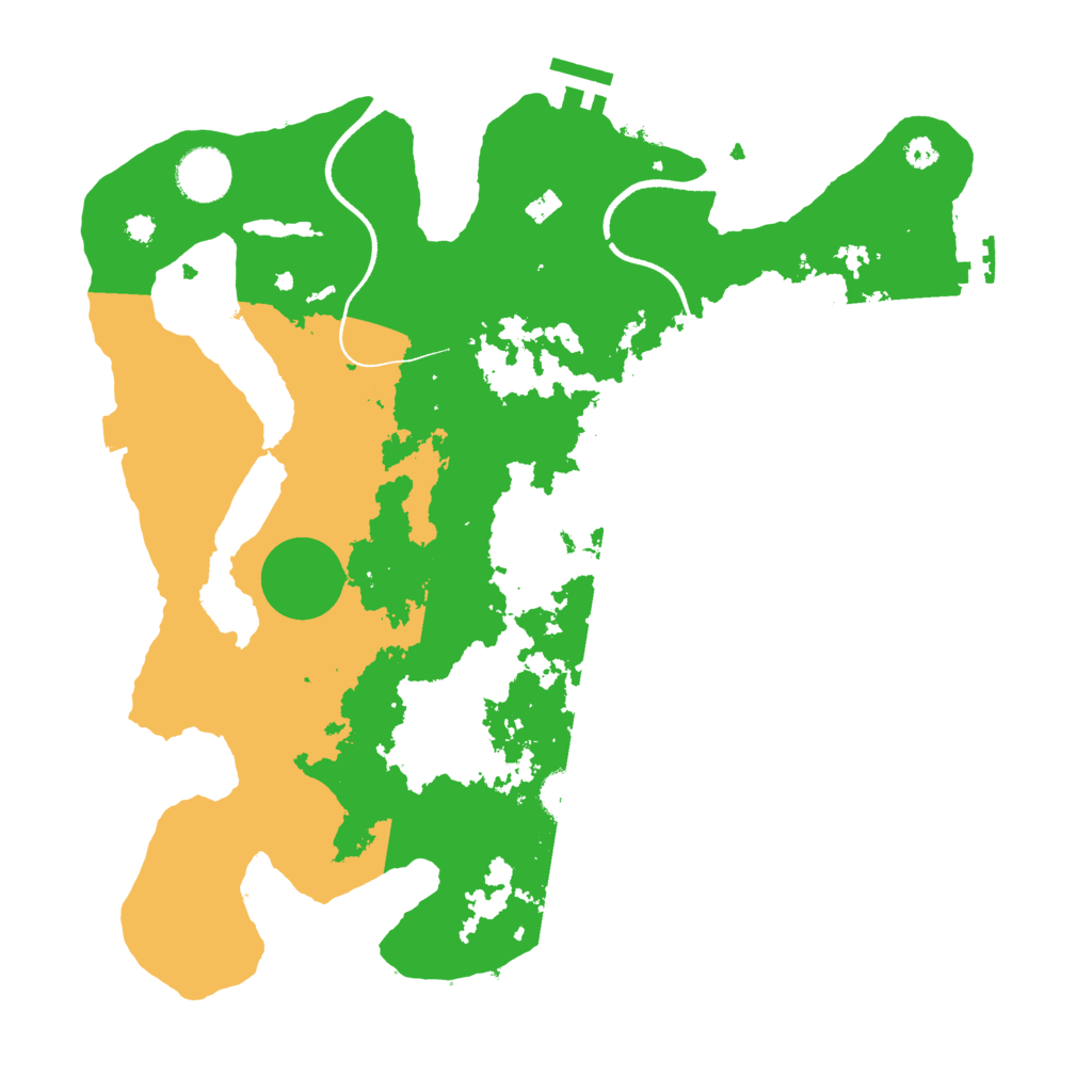Biome Rust Map: Procedural Map, Size: 3500, Seed: 1433468162