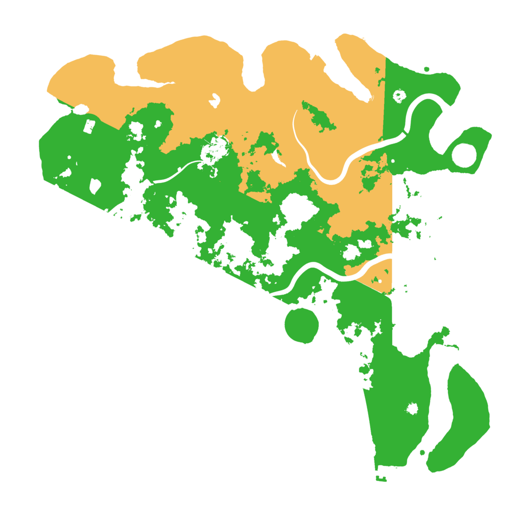 Biome Rust Map: Procedural Map, Size: 4110, Seed: 3