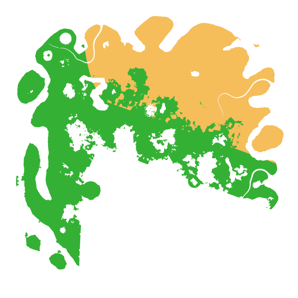 Biome Rust Map: Procedural Map, Size: 4500, Seed: 51586060