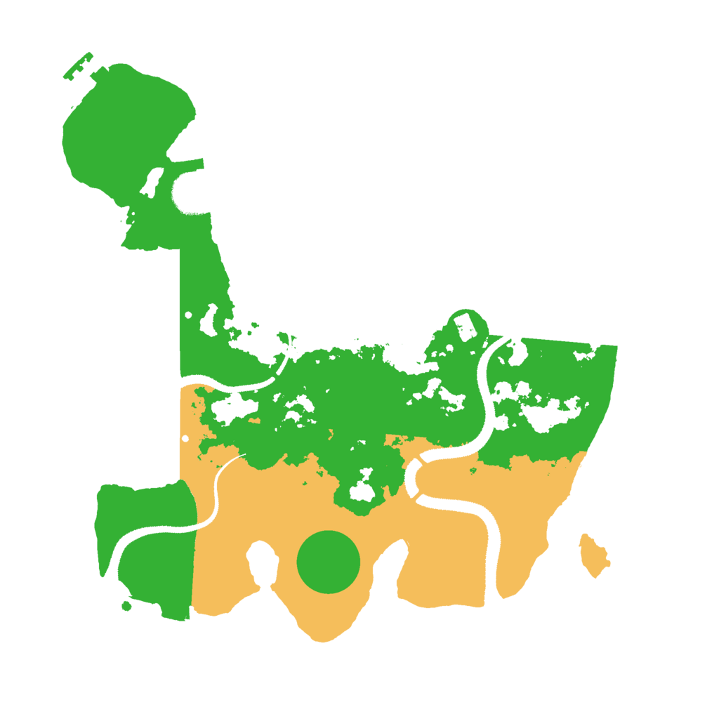 Biome Rust Map: Procedural Map, Size: 3000, Seed: 321312889