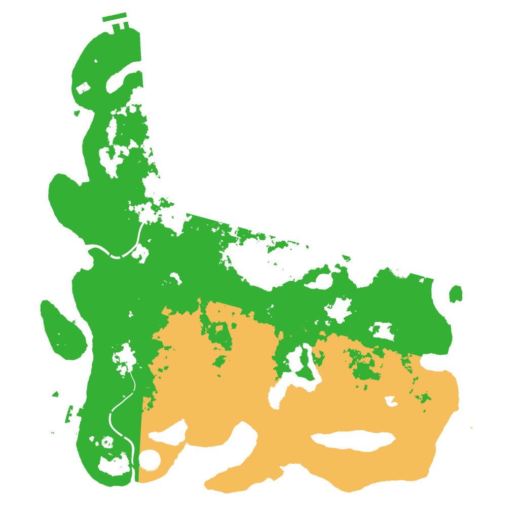 Biome Rust Map: Procedural Map, Size: 4300, Seed: 28161558