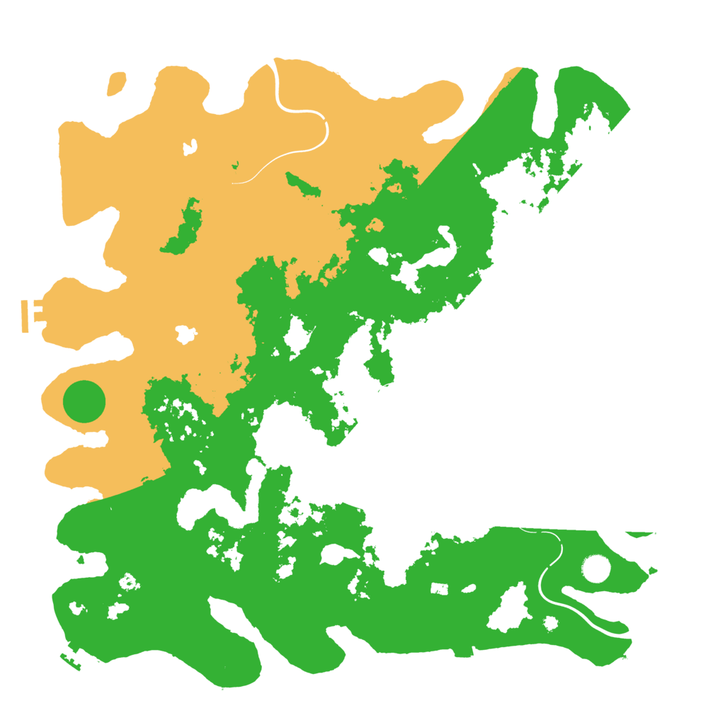 Biome Rust Map: Procedural Map, Size: 4500, Seed: 485422448