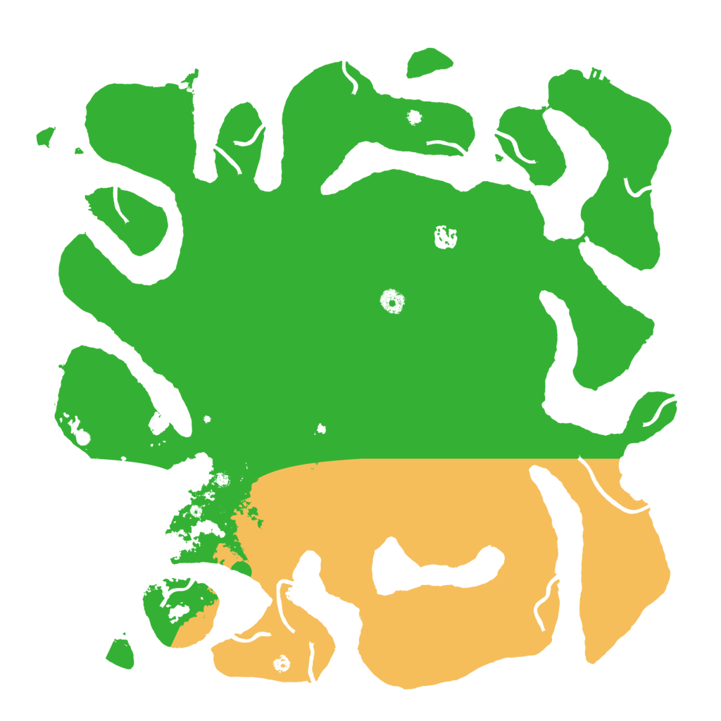 Biome Rust Map: Procedural Map, Size: 4500, Seed: 607900946