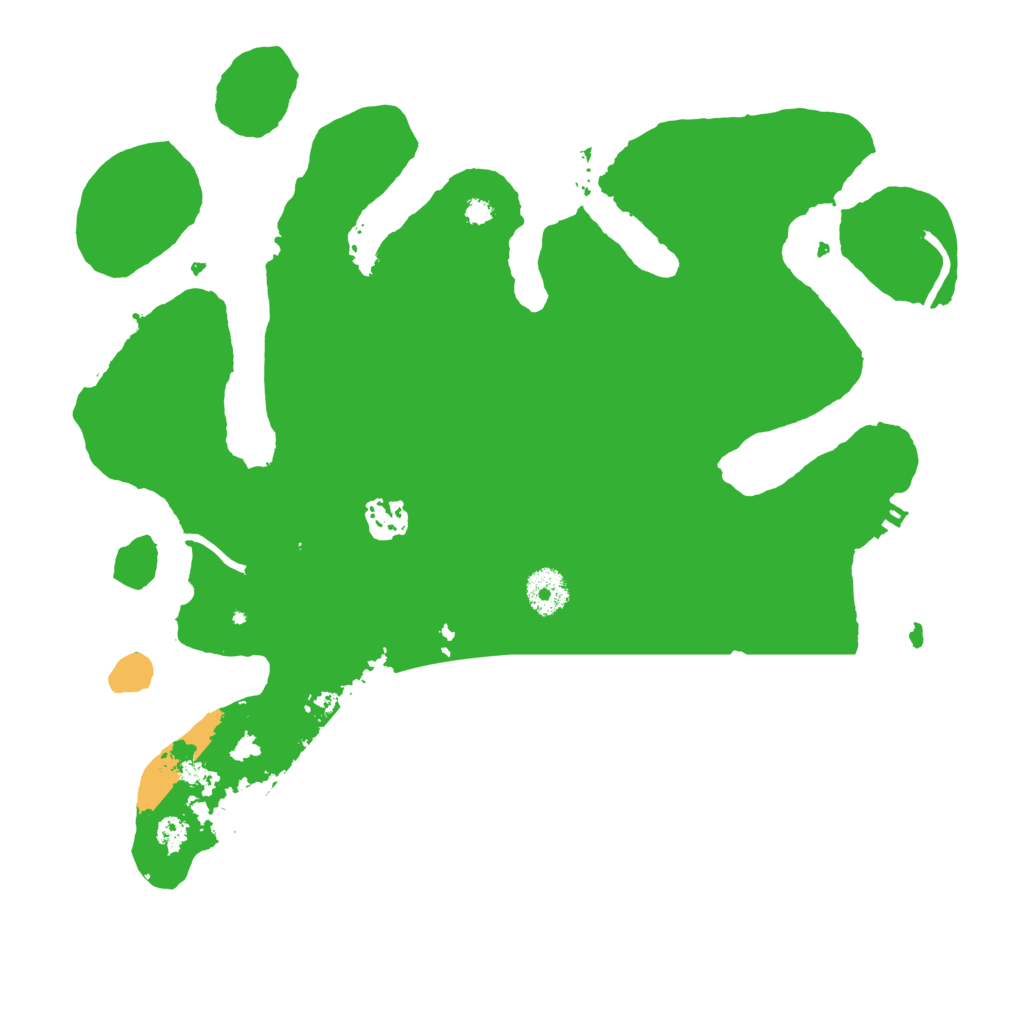 Biome Rust Map: Procedural Map, Size: 3500, Seed: 560181