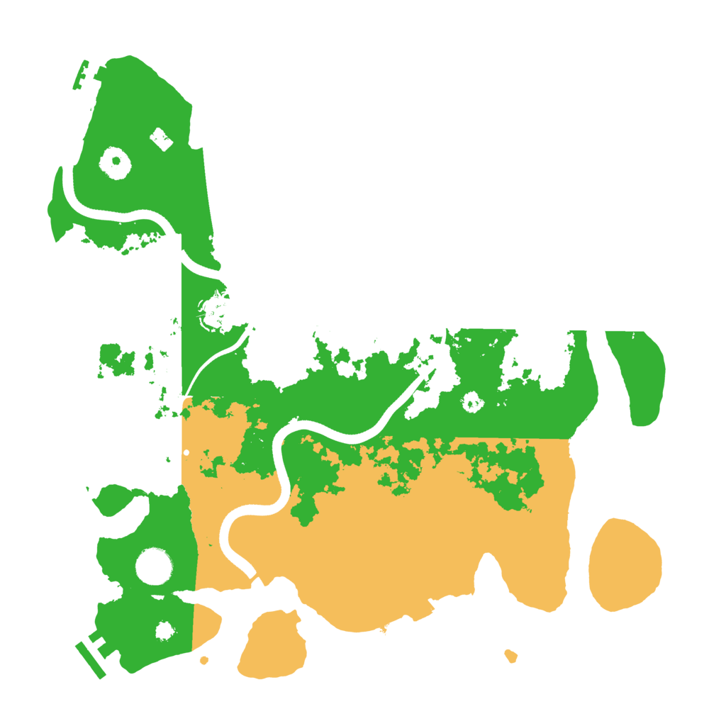 Biome Rust Map: Procedural Map, Size: 3500, Seed: 1399166776