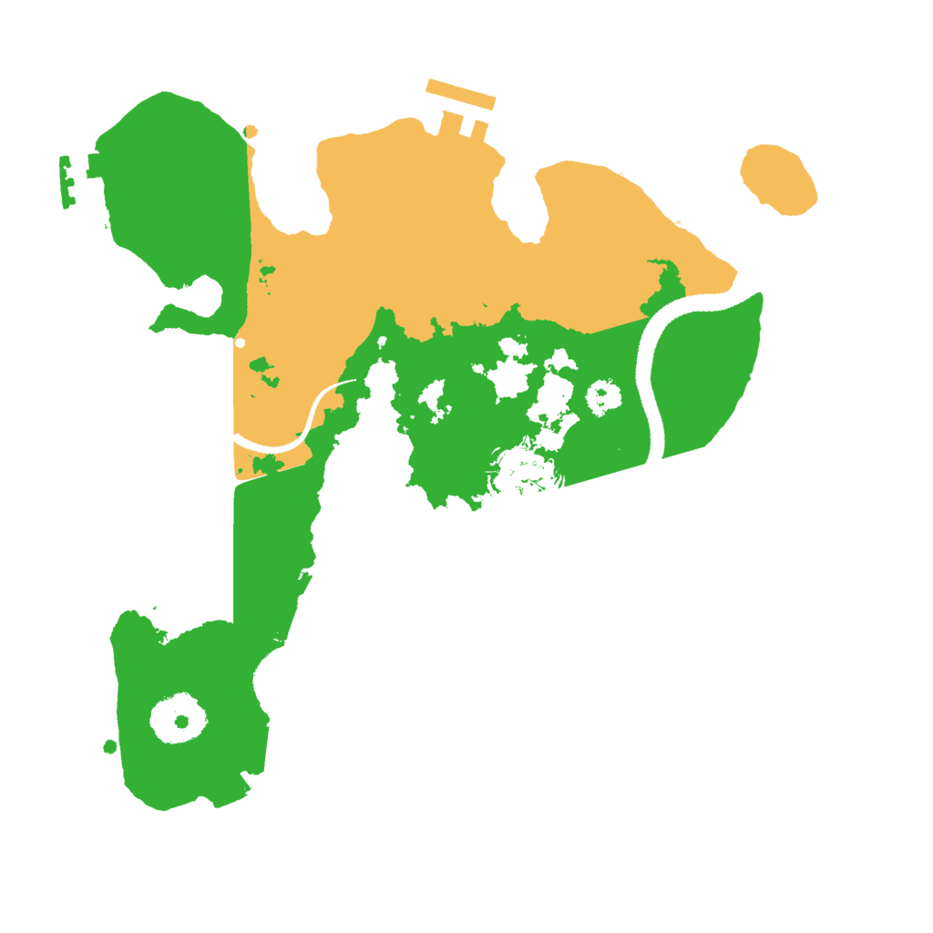 Biome Rust Map: Procedural Map, Size: 2700, Seed: 2234