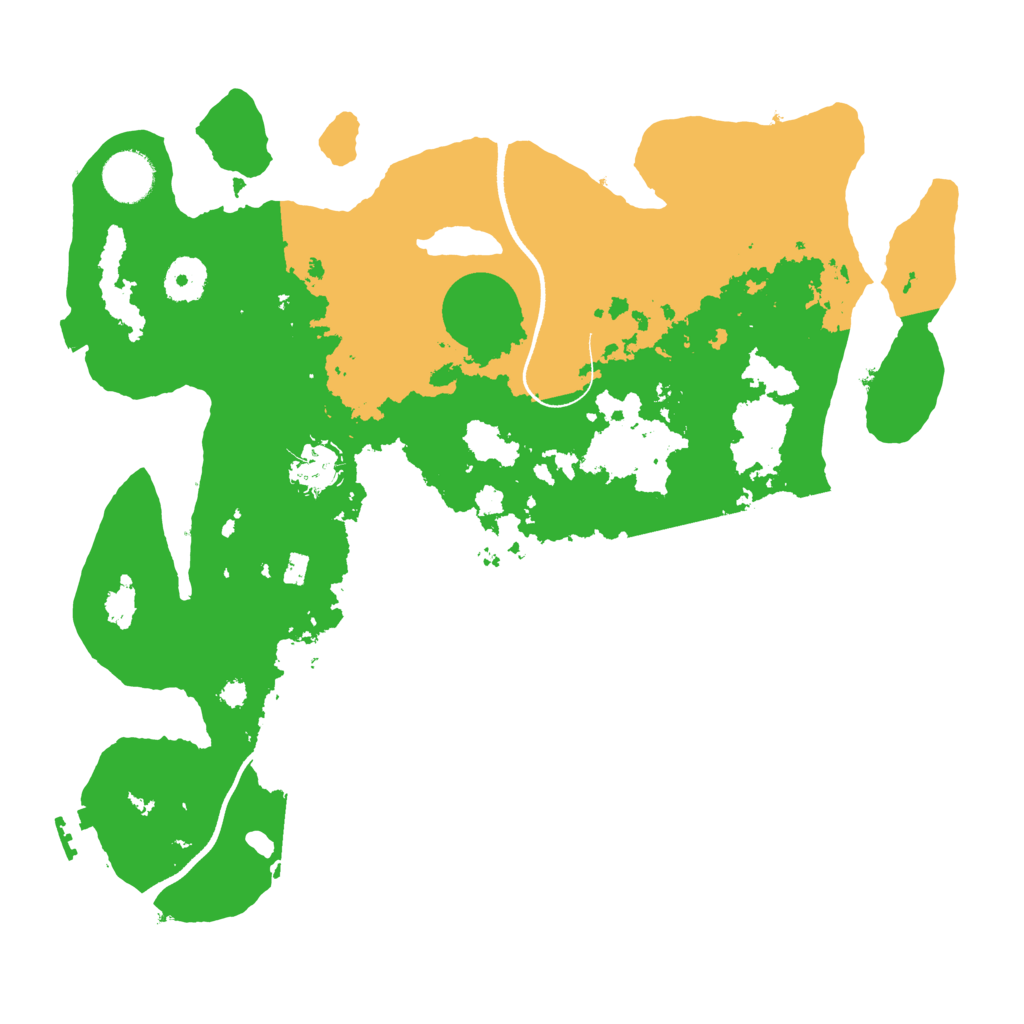 Biome Rust Map: Procedural Map, Size: 3500, Seed: 2930