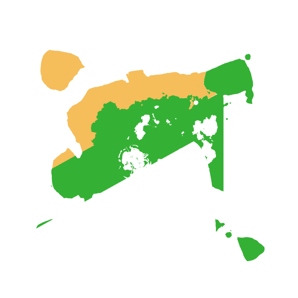 Biome Rust Map: Procedural Map, Size: 2000, Seed: 3113