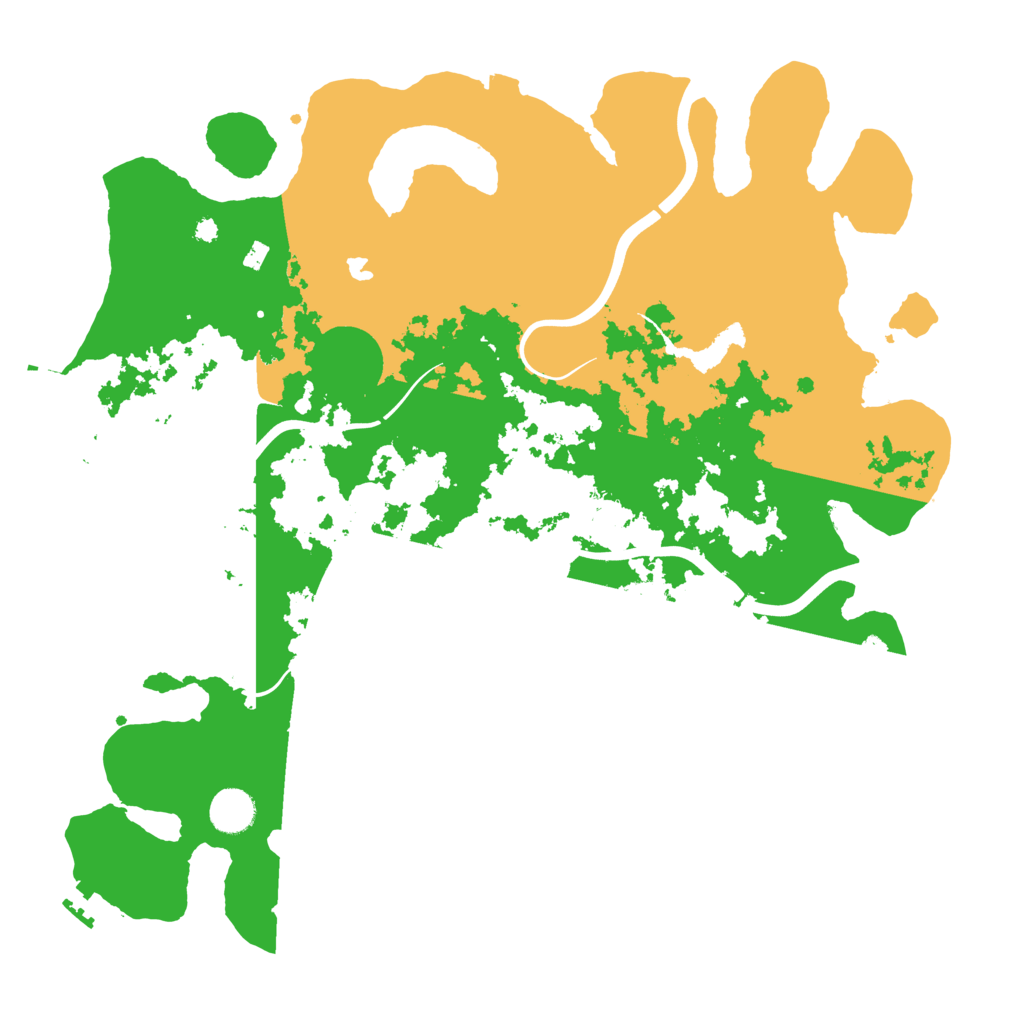 Biome Rust Map: Procedural Map, Size: 4000, Seed: 51348