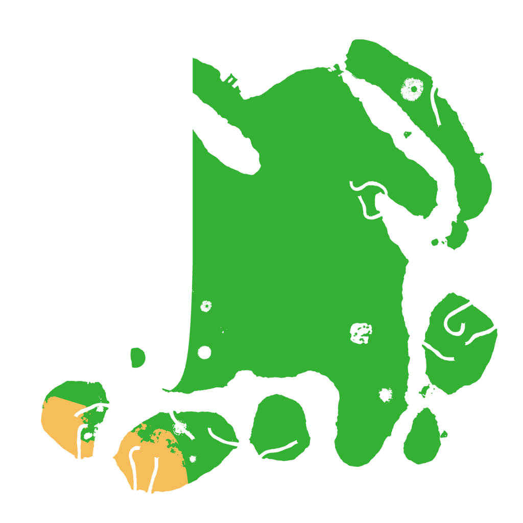 Biome Rust Map: Procedural Map, Size: 3500, Seed: 1259871811