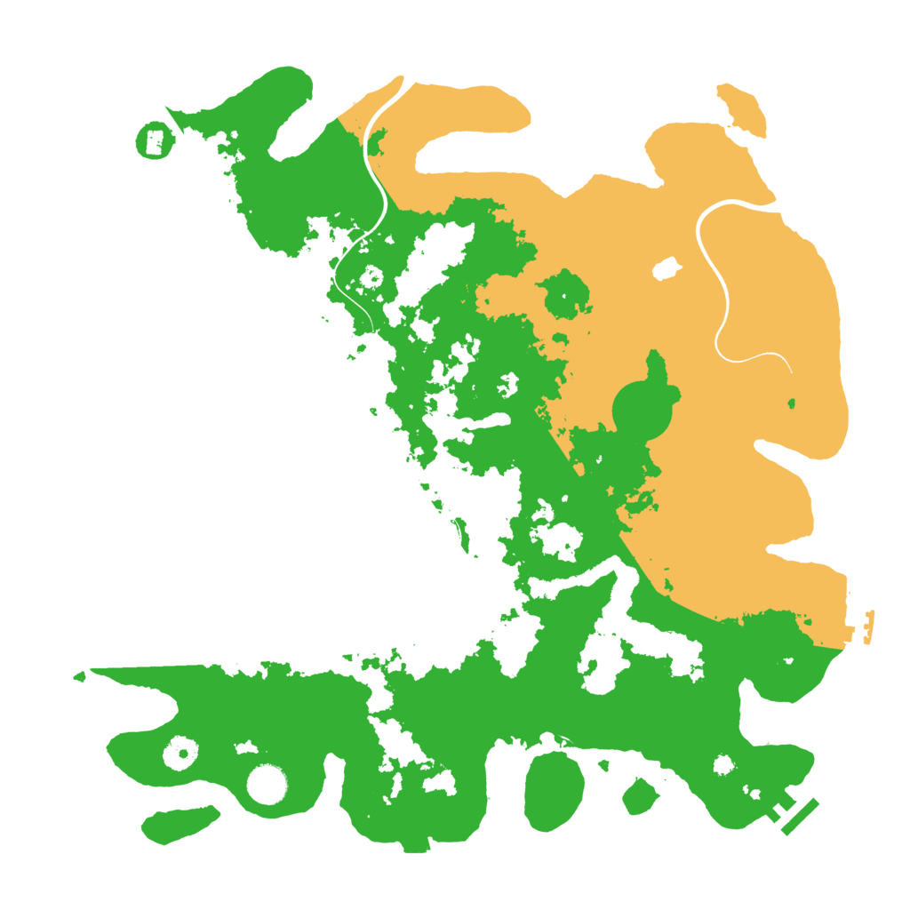 Biome Rust Map: Procedural Map, Size: 4000, Seed: 479051