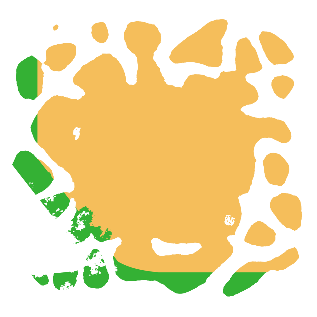 Biome Rust Map: Barren, Size: 4500, Seed: 119