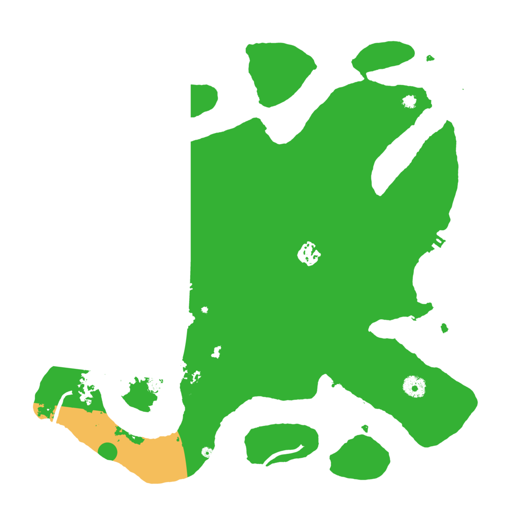 Biome Rust Map: Procedural Map, Size: 3500, Seed: 546548409