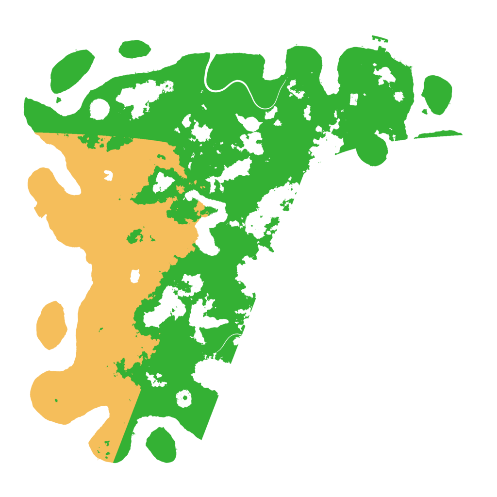 Biome Rust Map: Procedural Map, Size: 4500, Seed: 1256181735