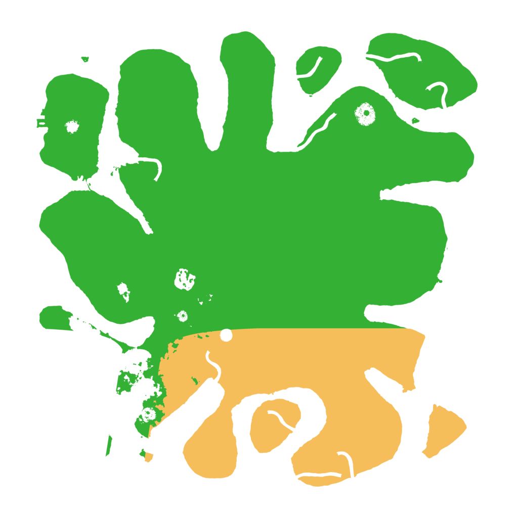 Biome Rust Map: Procedural Map, Size: 3700, Seed: 21425