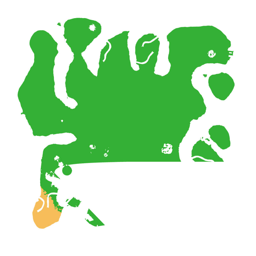 Biome Rust Map: Procedural Map, Size: 3500, Seed: 1032329068