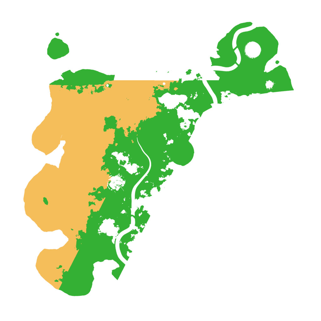 Biome Rust Map: Procedural Map, Size: 3500, Seed: 777878079