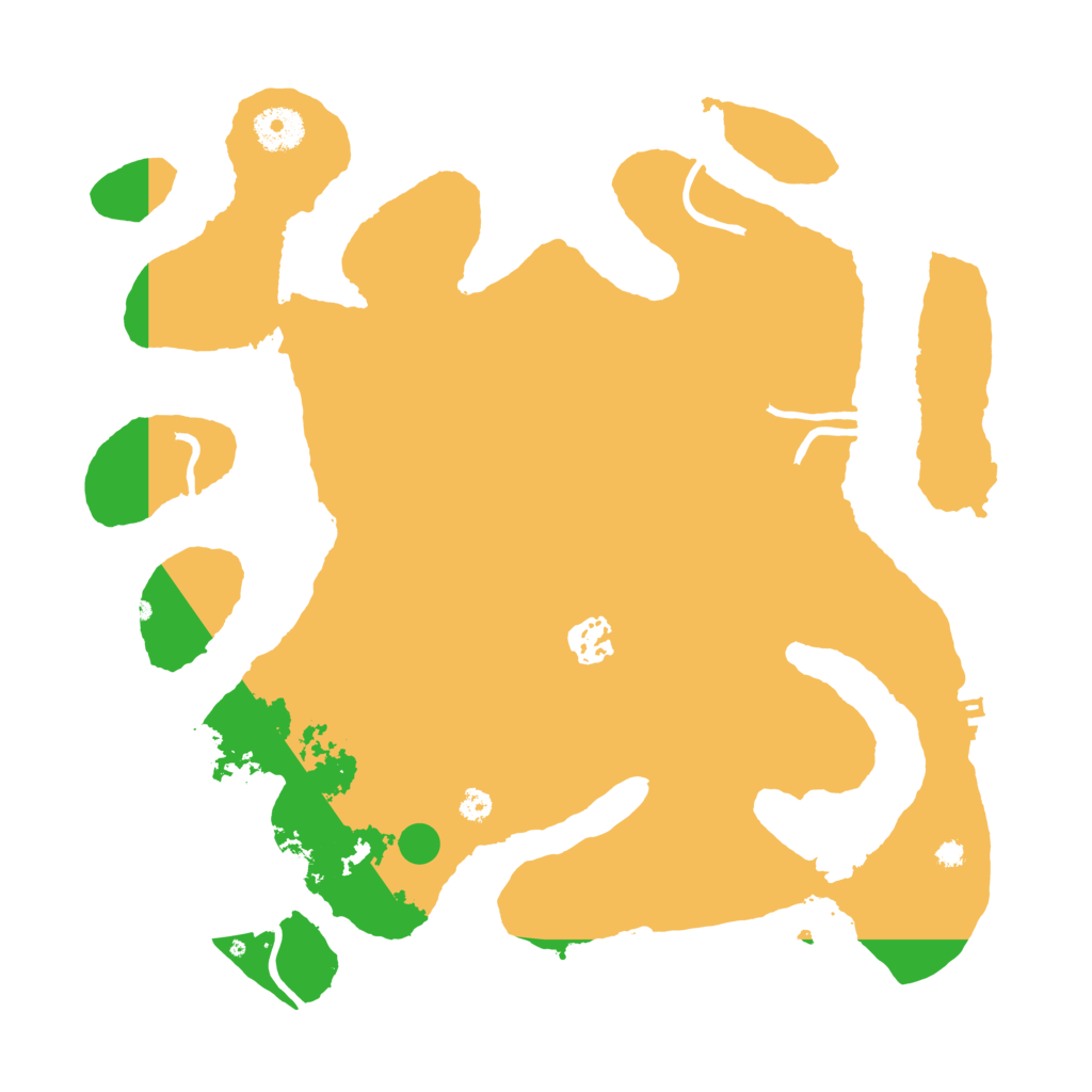 Biome Rust Map: Procedural Map, Size: 3500, Seed: 4649833
