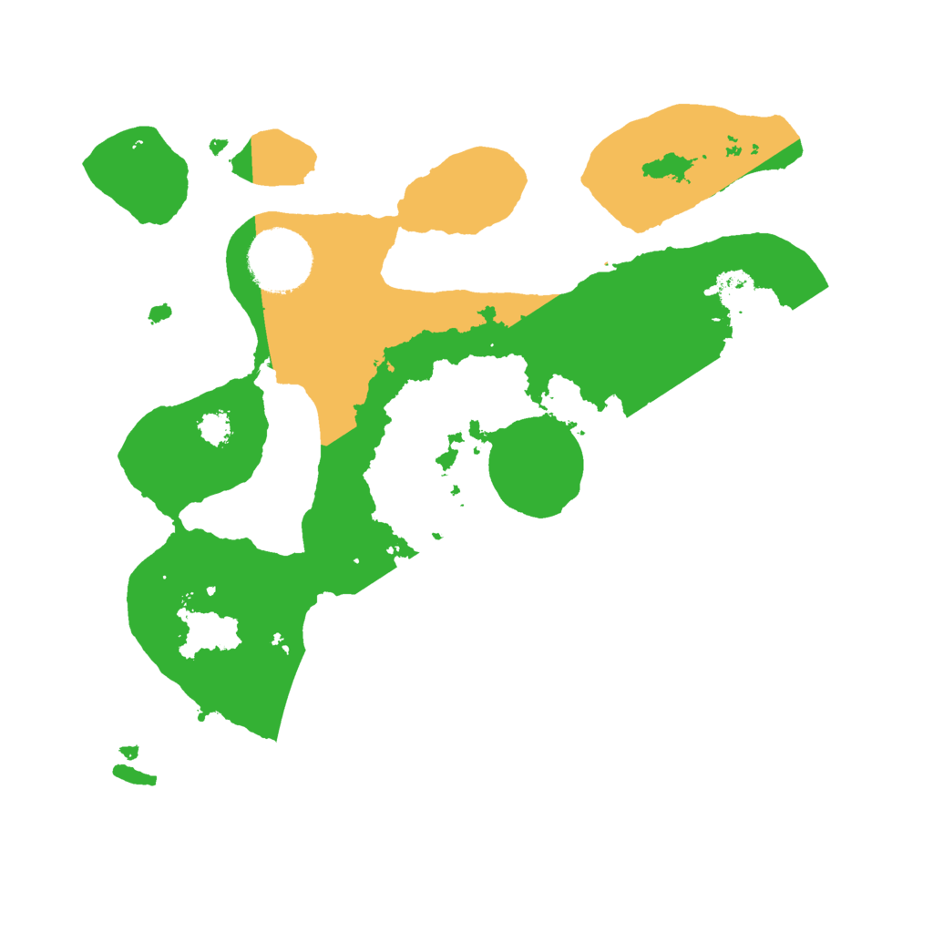 Biome Rust Map: Procedural Map, Size: 2600, Seed: 711189