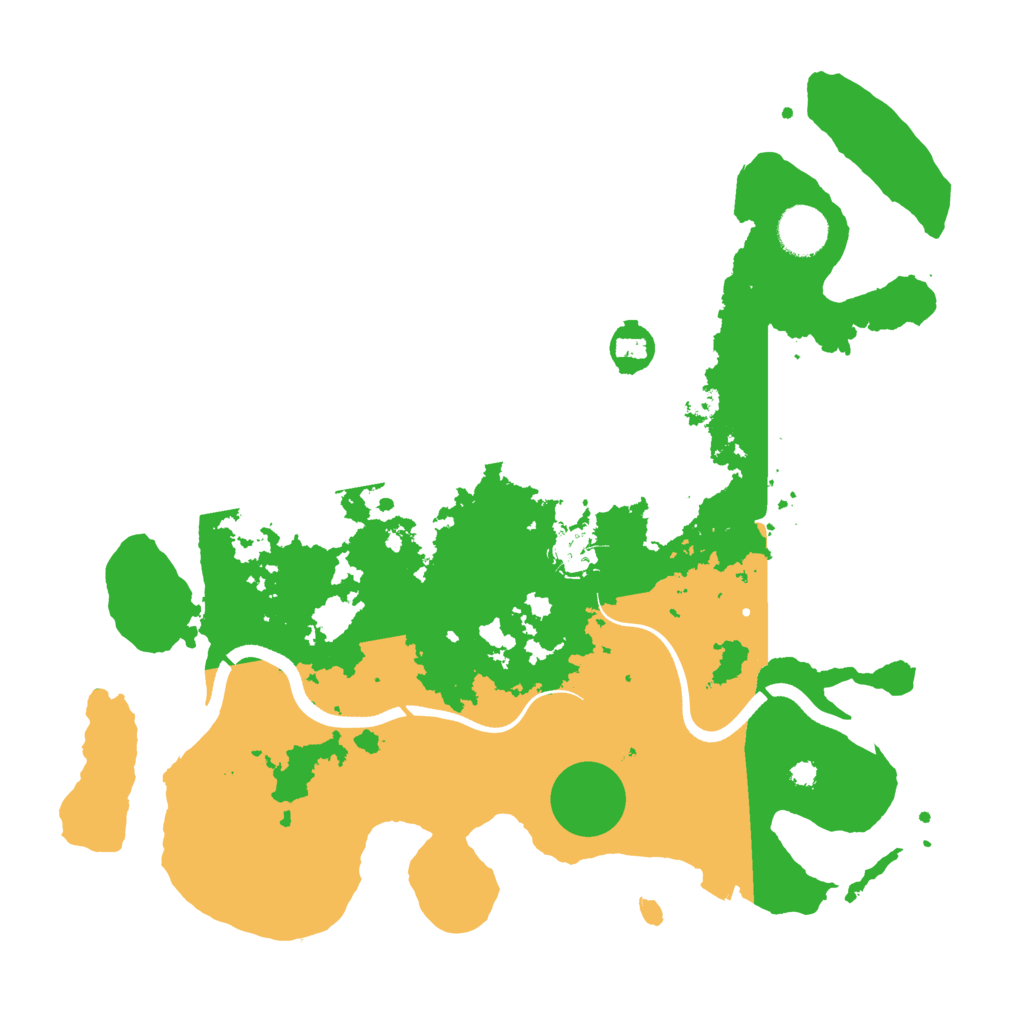 Biome Rust Map: Procedural Map, Size: 3600, Seed: 1683292346