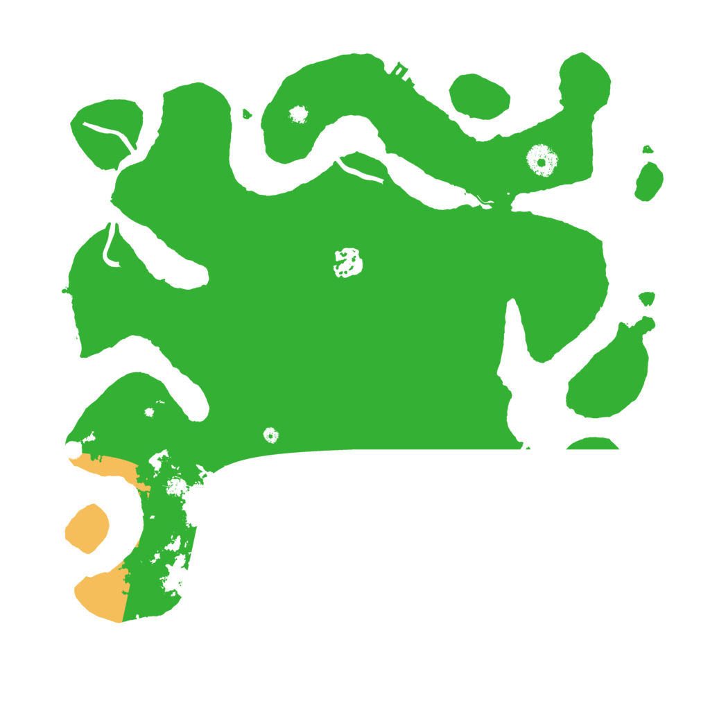 Biome Rust Map: Procedural Map, Size: 3500, Seed: 284936