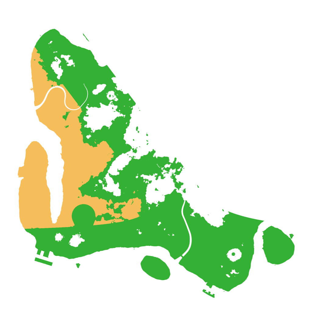 Biome Rust Map: Procedural Map, Size: 3500, Seed: 1129358570